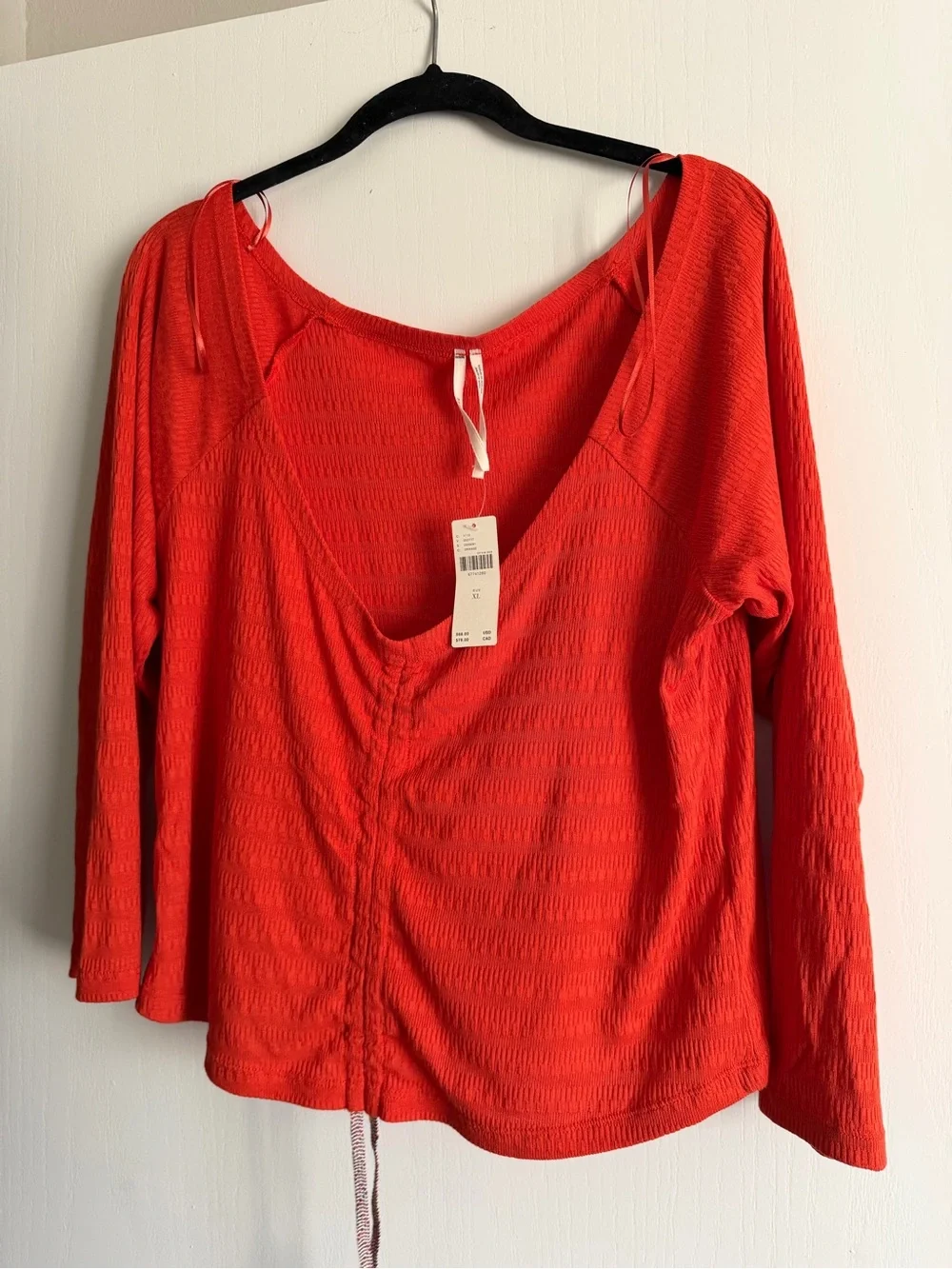 By Anthropologie Sabrina Cinched Crop Top Size XL